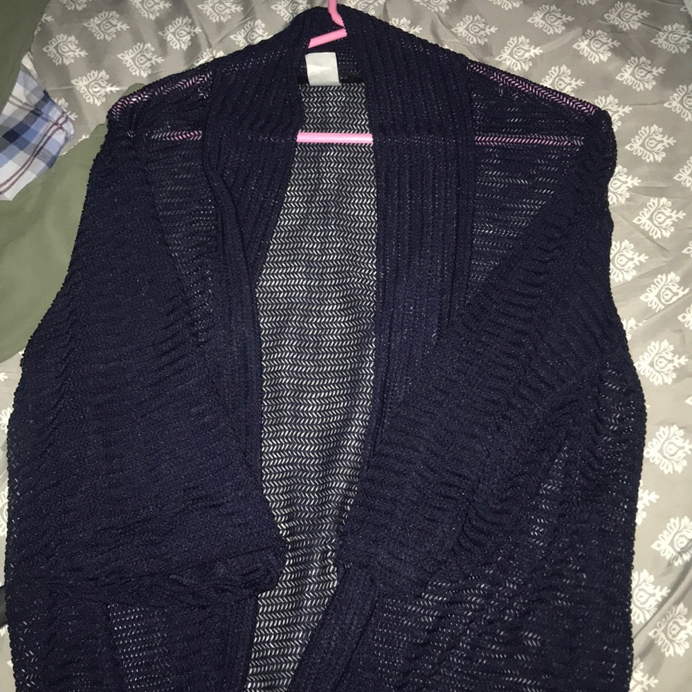 Midi shear cardigan
